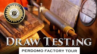 DRAW TESTING CIGARS with Nick Perdomo • PERDOMO Factory Tour