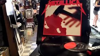 Metallica Whiplash Vinyl Recording