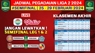 Jadwal Semifinal Liga 2 Indonesia 2024 - Malut United vs Semen Padang - Pegadaian Liga 2 2023