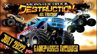 Monster Truck Destruction All Trucks! (July 2022)