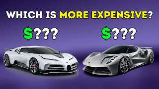 WHICH CAR IS MORE EXPENSIVE!? | CAR QUIZ | CAR CHALLENGE