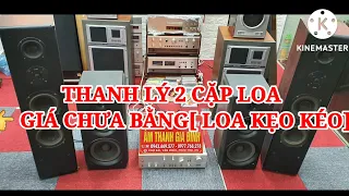 👉thanh lý cho các bác 2 cặp loa👉 vừa nghe nhạc ,hát hò ok giá bèo !☎️ 0943669577-0977768278