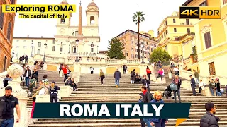 Rome, Italy 🇮🇹 Everything from Rome, Walking Tour ▶200min, City Sounds (English Subtitles) [4K HDR]