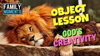 Children's Sermon Bible Lesson - God's Creativity featuring ZOO Animals! (Genesis 1)