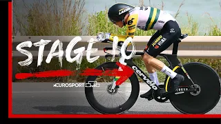 Evenepoel obliterates rivals in red to win Time Trial | 2022 Vuelta a España - Stage 10 Highlights