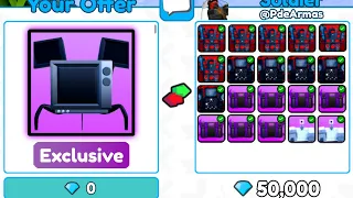 Trading #1 SPIDER TV for INSANE OFFERS... in Toilet Tower Defense!
