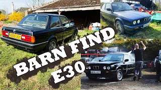 BARN FIND BMW E30 getting it back on the road  - Part 1