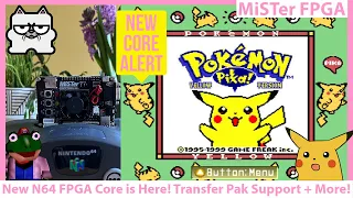 MiSTer FPGA N64 New Core Is Here! The Impossible N64 FPGA Core Gets Transfer Pak and SNAC Support!