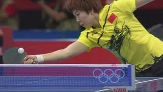 Park (KOR) v Li (CHN) Women's Table Tennis 4th Round Replay - London 2012 Olympics
