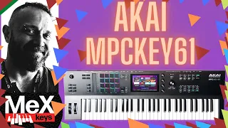 Akai MPCkey61 by MeX @synthcloud  (Subtitles)