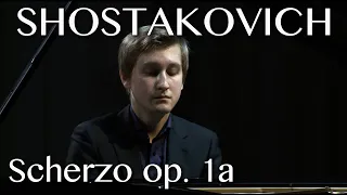 Dmitry Masleev: Shostakovich – Scherzo op.1a. World premiere.