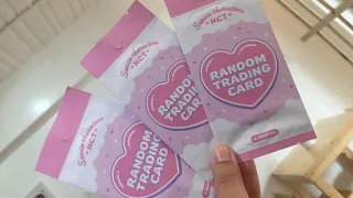 SANRIO x NCT trading card unboxing (chaotic)