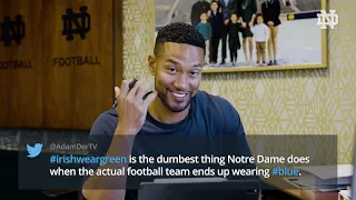 @NDFootball | Irish Wear Green - Mean Tweets with Head Coach Marcus Freeman