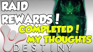 Destiny - Easy Fast Crota Kill - Crota's End Raid Final Boss - My Thoughts On The Raid!