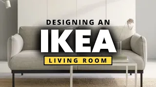 Designing a Living Room Using ONLY IKEA PRODUCTS *budget*