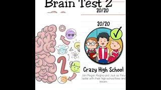 Brain Test 2 Tricky Stories Crazy High School All Levels 1-20 Solution or walkthrough.