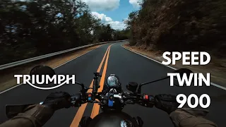 4K POV Ride on Twisties - Triumph Speed Twin 900