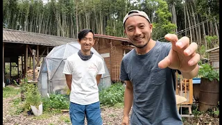 大量のエビを生活排水で養殖するヤバい自給自足家族を訪れた【岡山車中泊旅、パーマカルチャー長編】