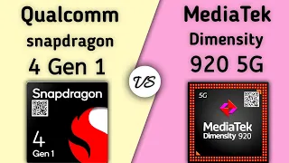 Snapdragon 4 Gen 1 vs Dimensity 920 | what's better for GAMING ?
