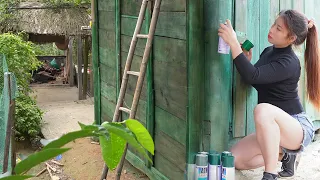 #252: Alone, Repairing The Bedroom, Spray Painting Living With Nature. triệu lily