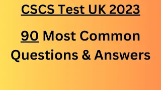 CSCS Card UK 2023 | CSCS Green Card Test 2023 | CSCS Test UK 2023 |CITB Health & Safety Test UK