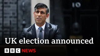 UK Prime Minister Rishi Sunak's full General Election announcement | BBC News