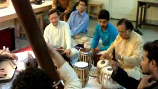 Pt Rajan & Sajan Mishra With Pt Ananda Gopal Bandopadhyay  Kalamandir Green Room