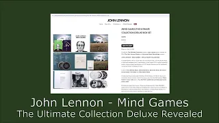 John Lennon - Mind Games - The Ultimate Collection Deluxe w/ Stereo, 5.1 and Atmos Mixes Revealed