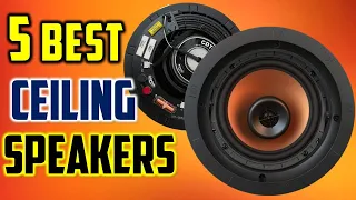 ✅ Best Ceiling Speakers 2023 - Top 5  Best in Ceiling Speakers - Ceiling Speakers