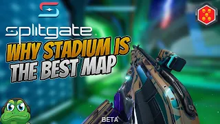 The BEST map on splitgate... (Stadium Splitgate gameplay)