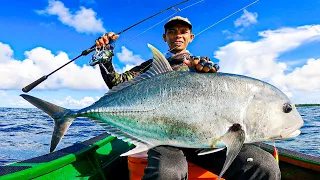 GT Terbesar Yang Saya Dapat Jigging Pakai Piranti Kecil !!