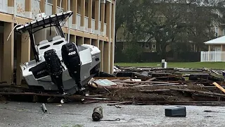 Hurricane Sally: Storm damage in Orange Beach, Alabama