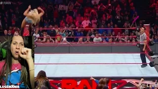 WWE Raw 4/10/17 Charlotte vs Nia Jax