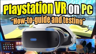 How to use a Playstation VR headset on PC. Set-up-guide and testing!