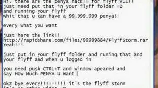 FLYFF PENYA HACK!!!! all version c: NEW UPDATE!!!