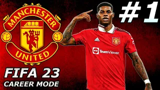 FIFA 23 Manchester United Career Mode EP1 - THE BEGINNING!🔥