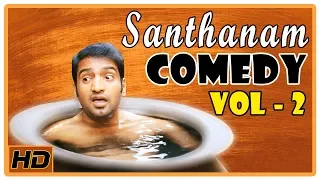 Santhanam Comedy Scenes | Vol 2 | Vikram | Anushka Shetty | VTV Ganesh | Deiva Thirumagal | KLTA