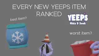 Every New Ice Gadget Ranked! [Yeeps Hide And Seek]