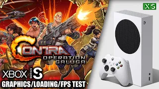 Contra Operation Galuga - Xbox Series S Gameplay + FPS Test