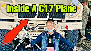Inside A C17 Air Force Plane ✈️