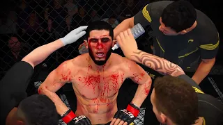 Islam Makhachev 🆚 Arnold Allen Bloody War | UFC 4