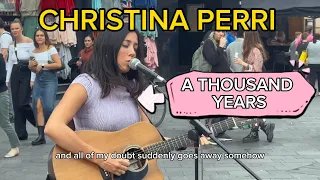 Everyone STOPPED with this song! | Christina Perri - A Thousand Years