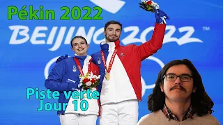 ❄️️Piste verte spécial JO 2022☃️️ : Jour 10 (Patinage artistique🥇, Bobsleigh, Saut à ski...)