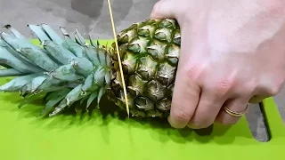 HOW TO CUT ANANAS IN A SIMPLE WAY | FoodVlogger