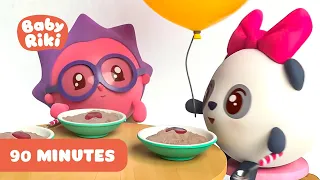 BabyRiki | 90 Minutes with BabyRiki! Best episodes collection  | Cartoons for Kids | 0+