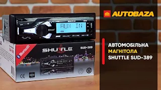 Бюджетна магнітола з Bluetooth. Автомагнітола Shuttle SUD-389.