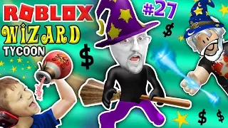 MY HEADS IN MY WHAT?!! ROBLOX WIZARD TYCOON! 2 Player FGTEEV Castle in Wizarding World Game #27