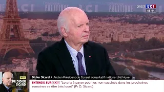 "Les non-vaccinés courent actuellement un danger de mort" - Pr Didier Sicard