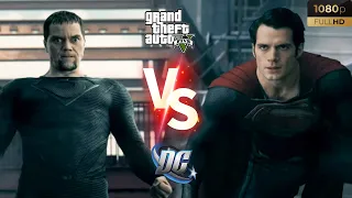 Man Of Steel(1080p) Superman VS Zod - but it's GTA V Cinematic