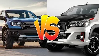 Duelos OFF-ROAD/Ford Renger Raptor vs Toyota Hilux GR sport